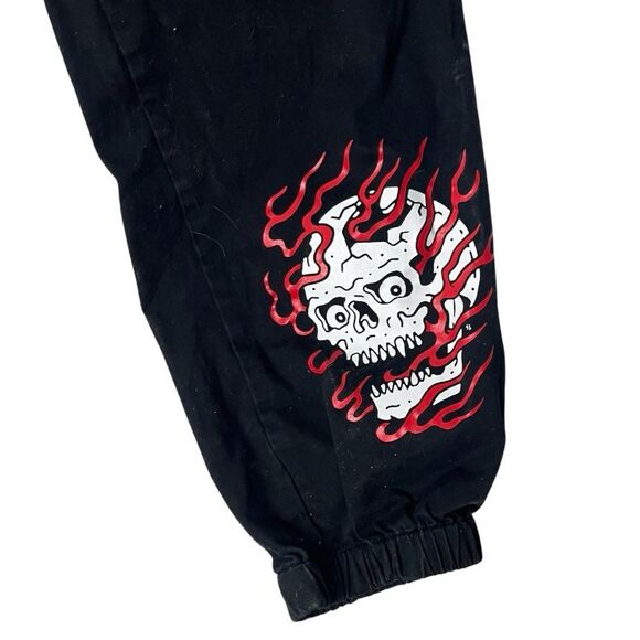 LURKING CLASS Sketchy Tank Black Cargo Jogger Pants Junior Size Large 30” Waist - Picture 4 of 8